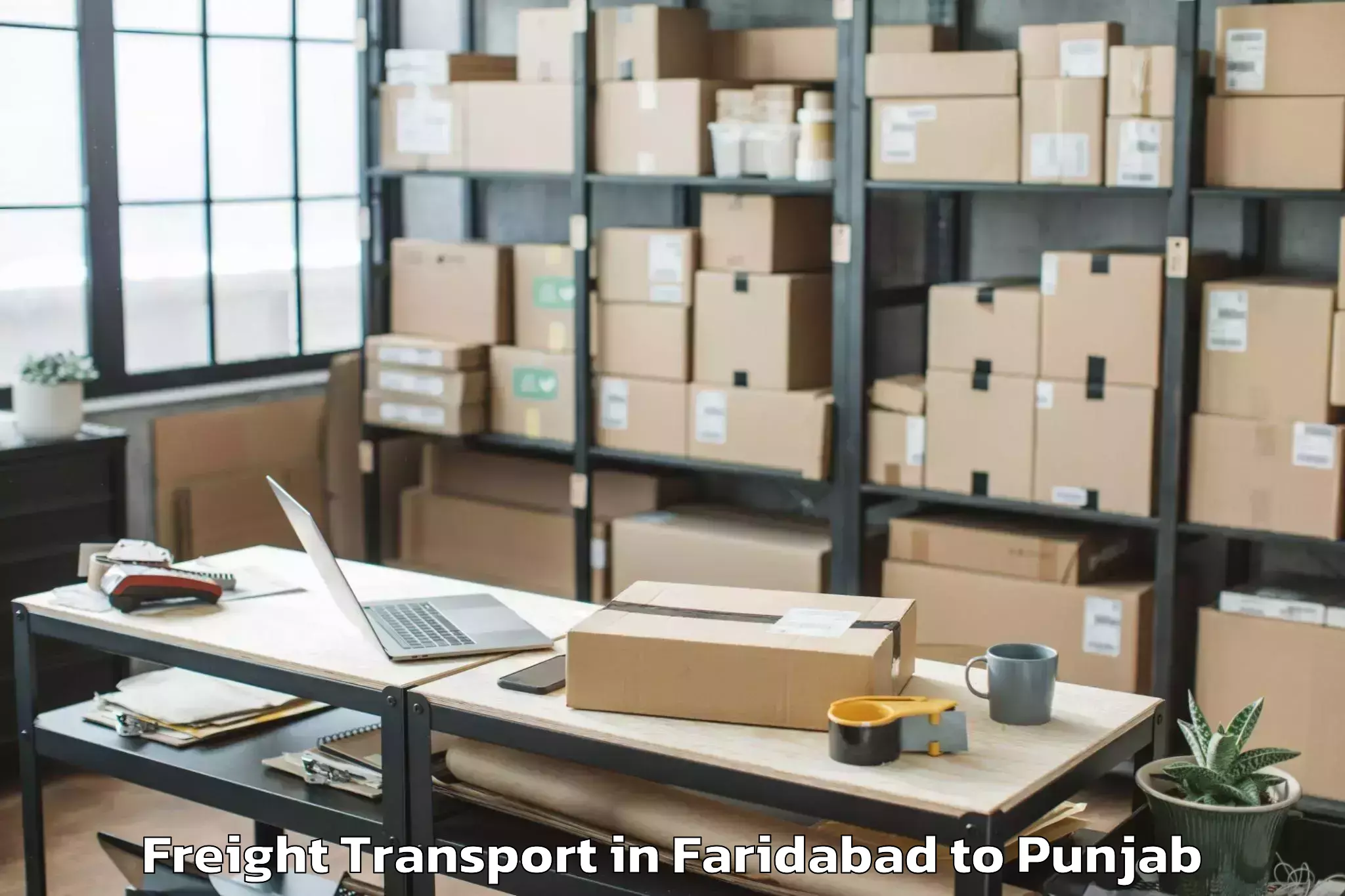 Faridabad to Talwandi Sabo Freight Transport Booking